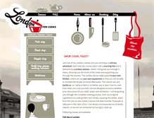 Tablet Screenshot of londonforcooks.com